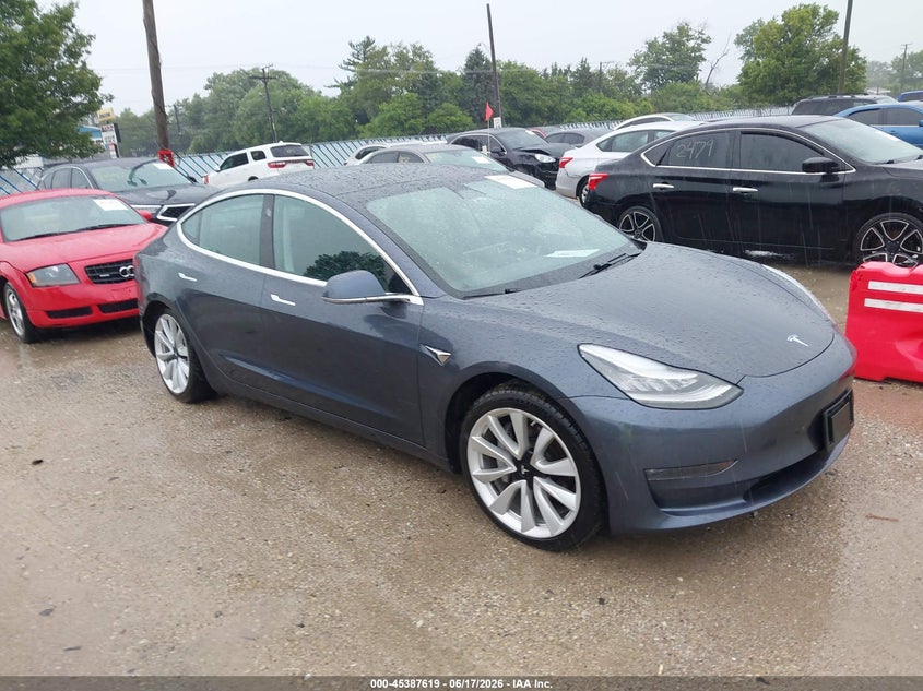 2020 Tesla Model 3 VIN 5YJ3E1EB0LF620187 IAAI salvage auction — RIGHT REAR, Salvage (Illinois), sold $9,850 on 2026-07-23 (photo 1)