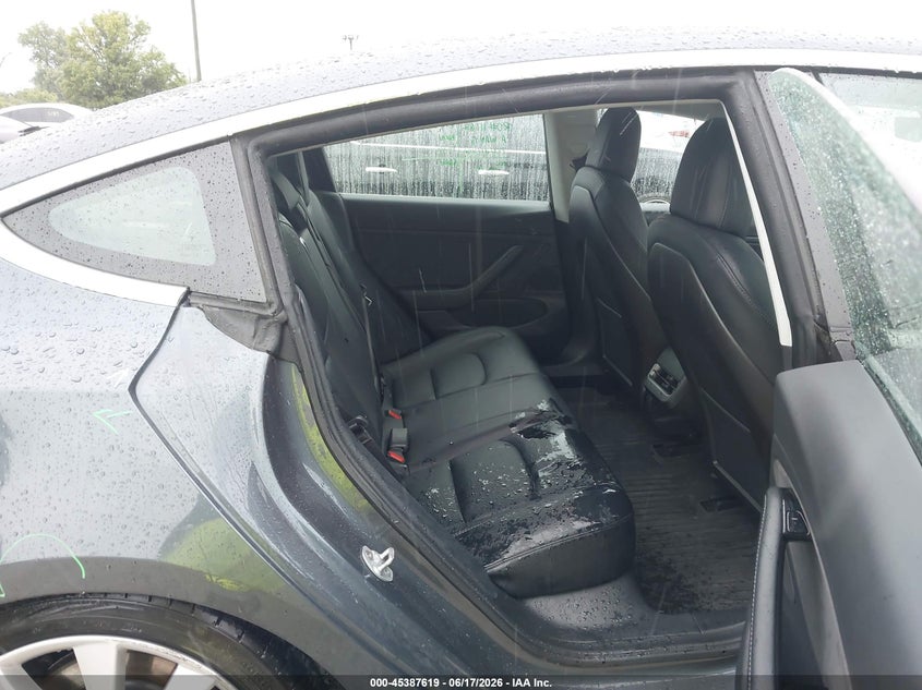 2020 Tesla Model 3 VIN 5YJ3E1EB0LF620187 IAAI salvage auction — RIGHT REAR, Salvage (Illinois), sold $9,850 on 2026-07-23 (photo 8)