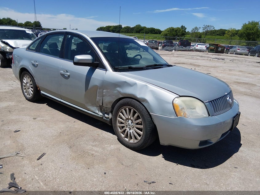 2007 Mercury Montego VIN 1MEHM42117G605018 IAAI salvage auction — SIDE, Salvage (Iowa), sold $500 on 2026-07-21 (photo 1)
