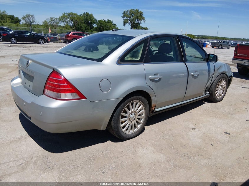 2007 Mercury Montego VIN 1MEHM42117G605018 IAAI salvage auction — SIDE, Salvage (Iowa), sold $500 on 2026-07-21 (photo 4)