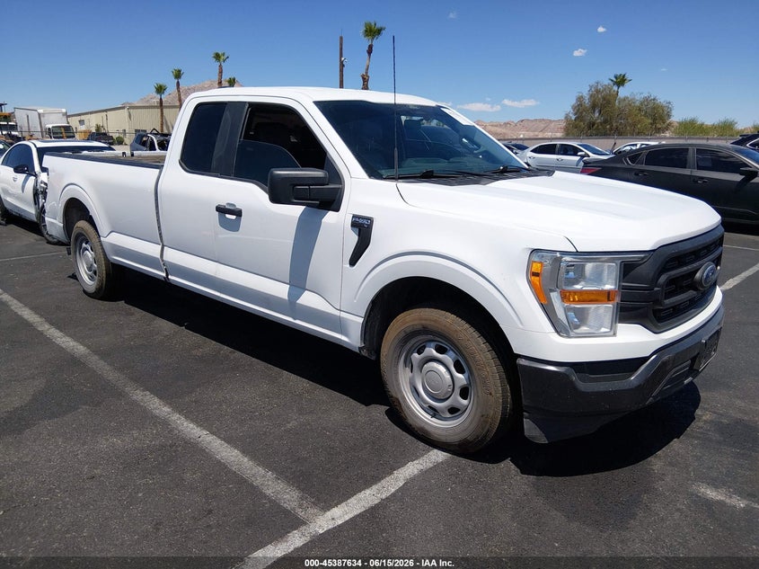 2021 Ford F-150 VIN 1FTEX1CP6MKE42601 IAAI salvage auction — REAR END, Salvage Title, sold $6,300 on 2026-07-24 (photo 1)