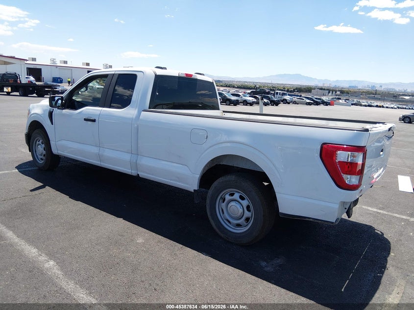 2021 Ford F-150 VIN 1FTEX1CP6MKE42601 IAAI salvage auction — REAR END, Salvage Title, sold $6,300 on 2026-07-24 (photo 3)