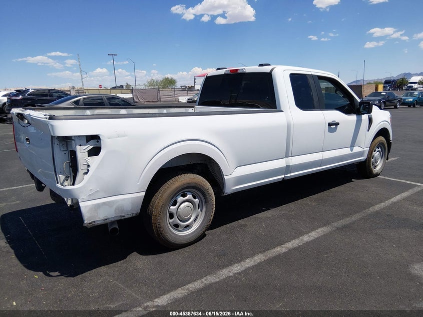 2021 Ford F-150 VIN 1FTEX1CP6MKE42601 IAAI salvage auction — REAR END, Salvage Title, sold $6,300 on 2026-07-24 (photo 4)
