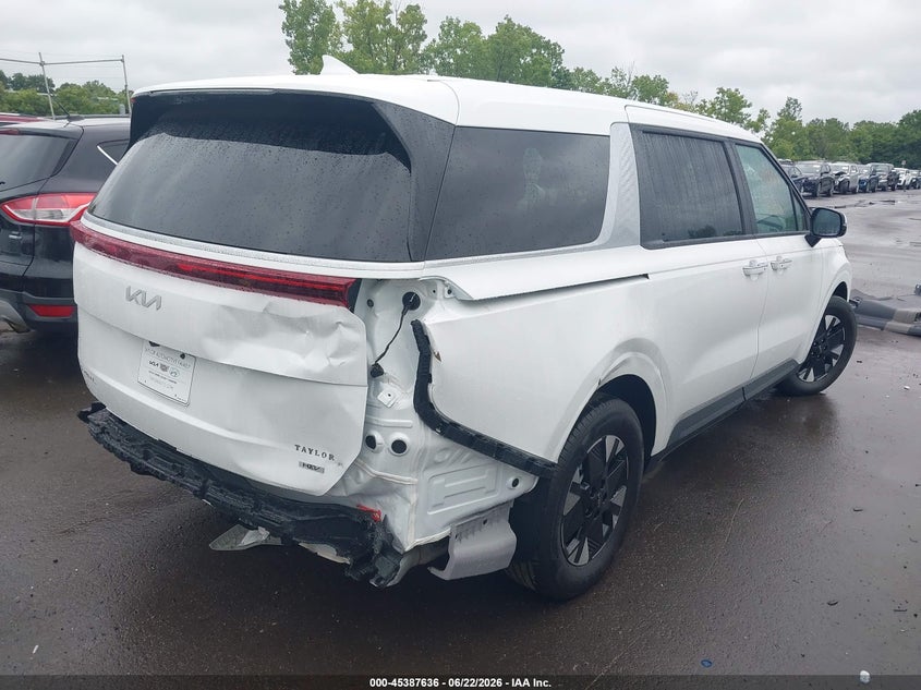 2026 Kia Carnival VIN KNDNB5KA9T6138060 IAAI salvage auction — REAR END, Salvage (Ohio), sold $19,200 on 2026-07-28 (photo 4)