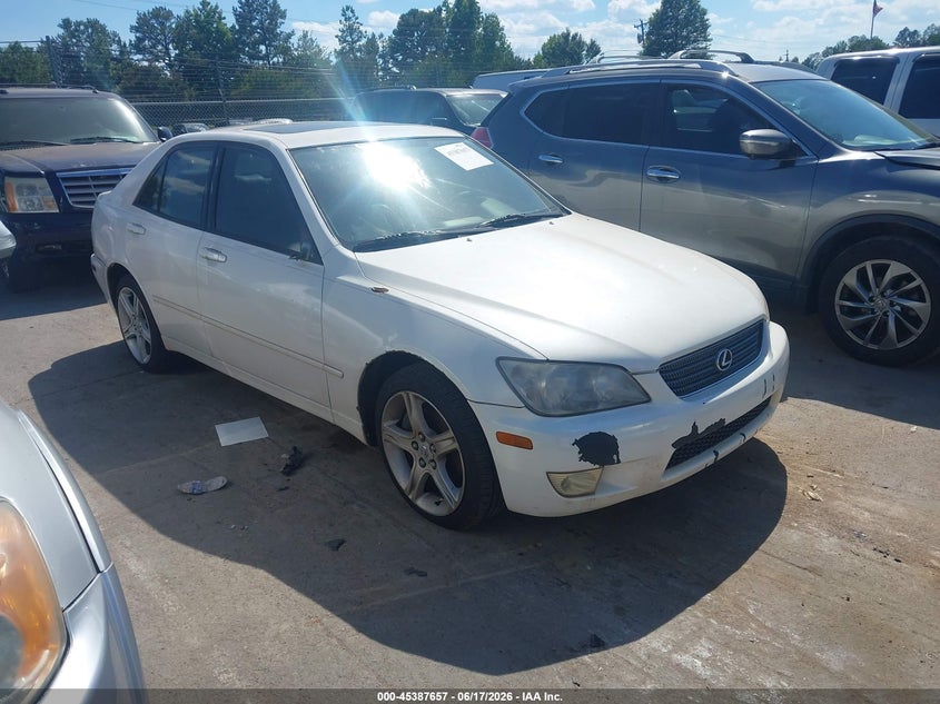 2001 Lexus Is 300 VIN JTHBD182210004298 IAAI salvage auction — NORMAL WEAR, Clear-Dealer Only (North Carolina), sold $1,200 on 2026-07-13 (photo 1)