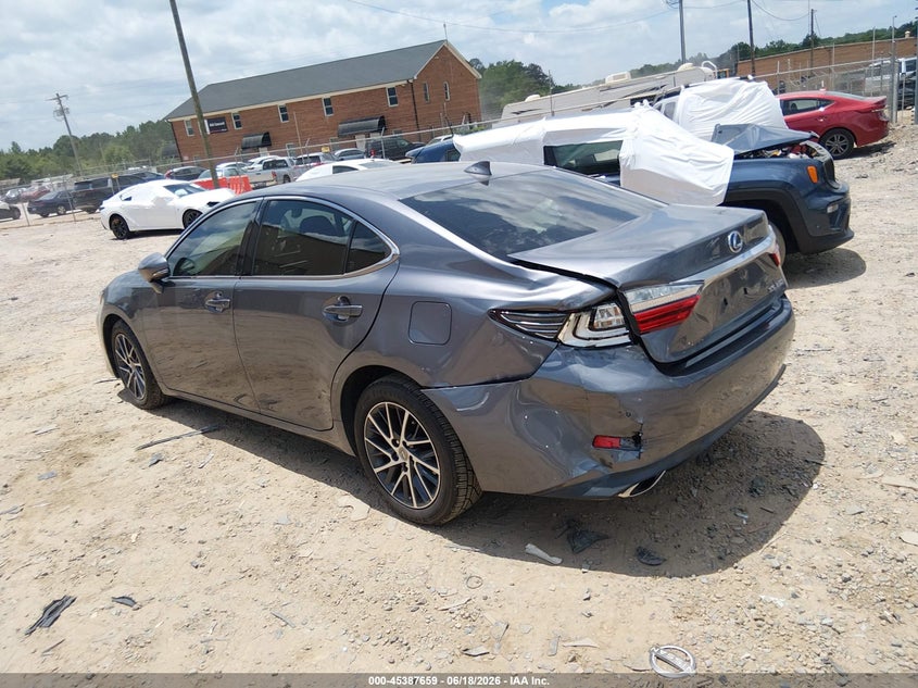2016 Lexus ES VIN JTHBK1GG8G2217952 IAAI salvage auction — REAR END, Salvage (North Carolina), sold $7,350 on 2026-07-20 (photo 3)