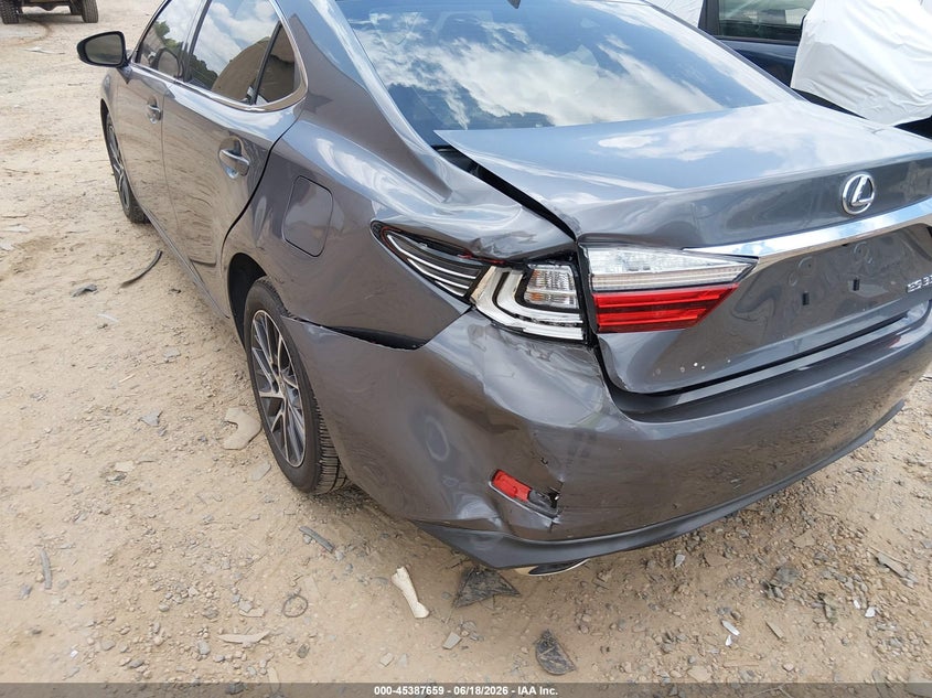 2016 Lexus ES VIN JTHBK1GG8G2217952 IAAI salvage auction — REAR END, Salvage (North Carolina), sold $7,350 on 2026-07-20 (photo 6)