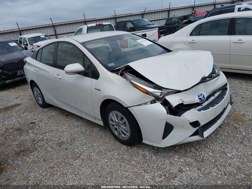 2016 Toyota Prius VIN JTDKBRFU9G3007734 IAAI salvage auction — NORMAL WEAR, Clear (Arkansas), sold $3,300 on 2026-07-23 (photo 1)