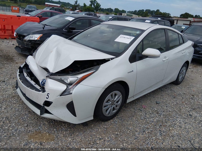 2016 Toyota Prius VIN JTDKBRFU9G3007734 IAAI salvage auction — NORMAL WEAR, Clear (Arkansas), sold $3,300 on 2026-07-23 (photo 2)