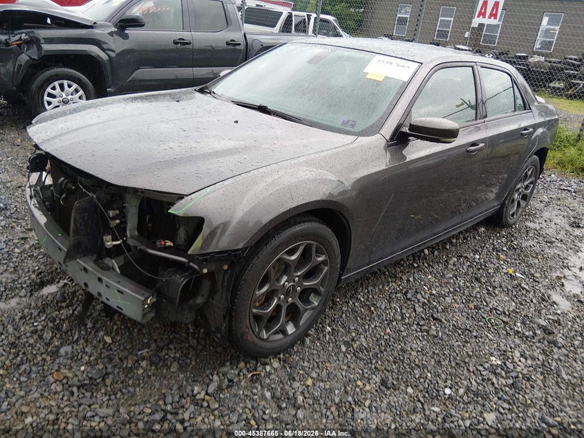 2018 Chrysler 300 VIN 2C3CCAGG8JH121292 IAAI salvage auction — FRONT & REAR, Salvage (West Virginia), sold $5,600 on 2026-07-23 (photo 2)