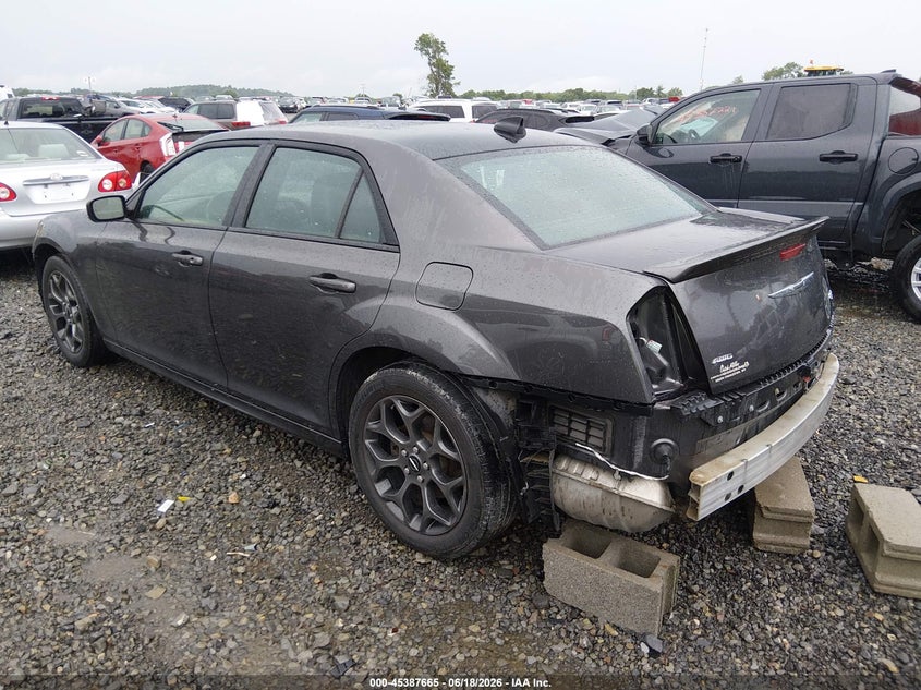2018 Chrysler 300 VIN 2C3CCAGG8JH121292 IAAI salvage auction — FRONT & REAR, Salvage (West Virginia), sold $5,600 on 2026-07-23 (photo 3)