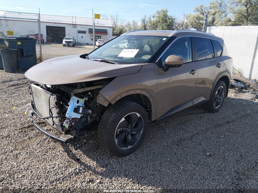 2024 Nissan Rogue VIN JN8BT3BBXRW284736 IAAI salvage auction — LEFT FRONT, Salvage (Montana), sold $5,100 on 2026-08-02 (photo 2)