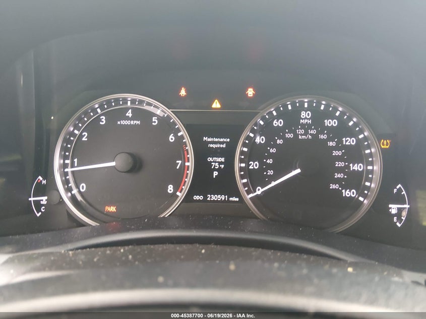 2015 Lexus Gs VIN JTHBE1BL3FA006044 IAAI salvage auction — LEFT SIDE, Salvage (South Carolina), sold $3,575 on 2026-07-29 (photo 7)