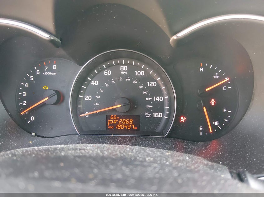 2015 Kia Sorento VIN 5XYKT3A60FG629362 IAAI salvage auction — FRONT END, Salvage (Kentucky), sold $800 on 2026-07-29 (photo 7)