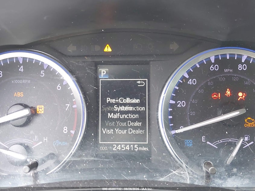 2019 Toyota Highlander VIN 5TDJZRFH8KS626181 IAAI salvage auction — FRONT END, Salvage - Greater Than 75% (Maryland), sold $5,900 on 2026-07-31 (photo 7)