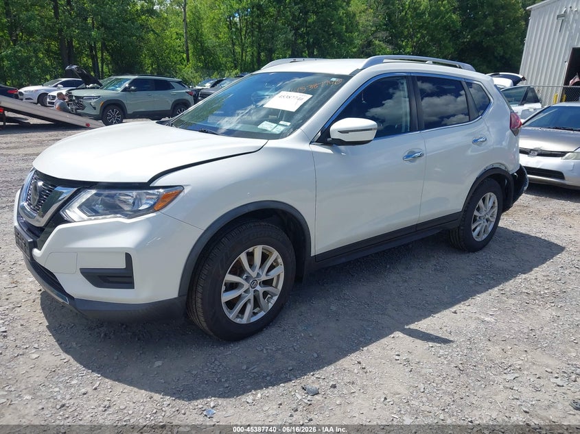 2018 Nissan Rogue VIN KNMAT2MV4JP614068 IAAI salvage auction — LEFT REAR, Mv-907A (New York), sold $4,250 on 2026-07-14 (photo 2)
