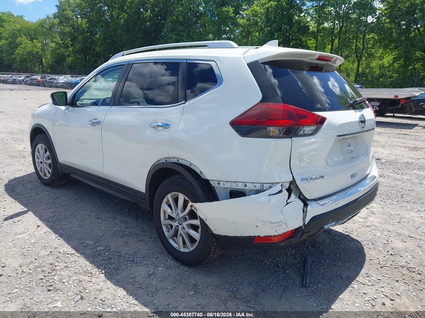 2018 Nissan Rogue VIN KNMAT2MV4JP614068 IAAI salvage auction — LEFT REAR, Mv-907A (New York), sold $4,250 on 2026-07-14 (photo 3)