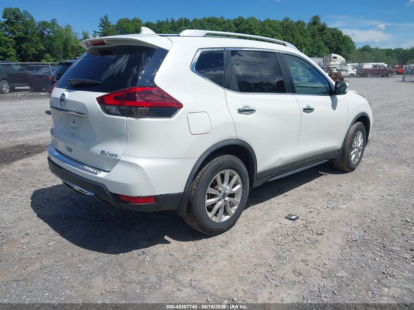 2018 Nissan Rogue VIN KNMAT2MV4JP614068 IAAI salvage auction — LEFT REAR, Mv-907A (New York), sold $4,250 on 2026-07-14 (photo 4)