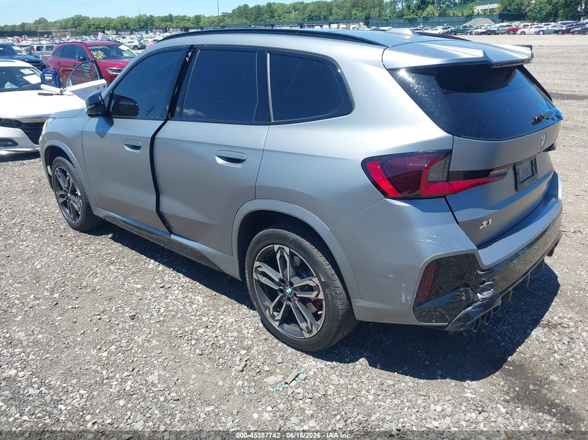 2026 BMW X1 VIN WBX13EF0XT5531376 IAAI salvage auction — FRONT & REAR, Salvage Title, sold $23,125 on 2026-08-20 (photo 3)