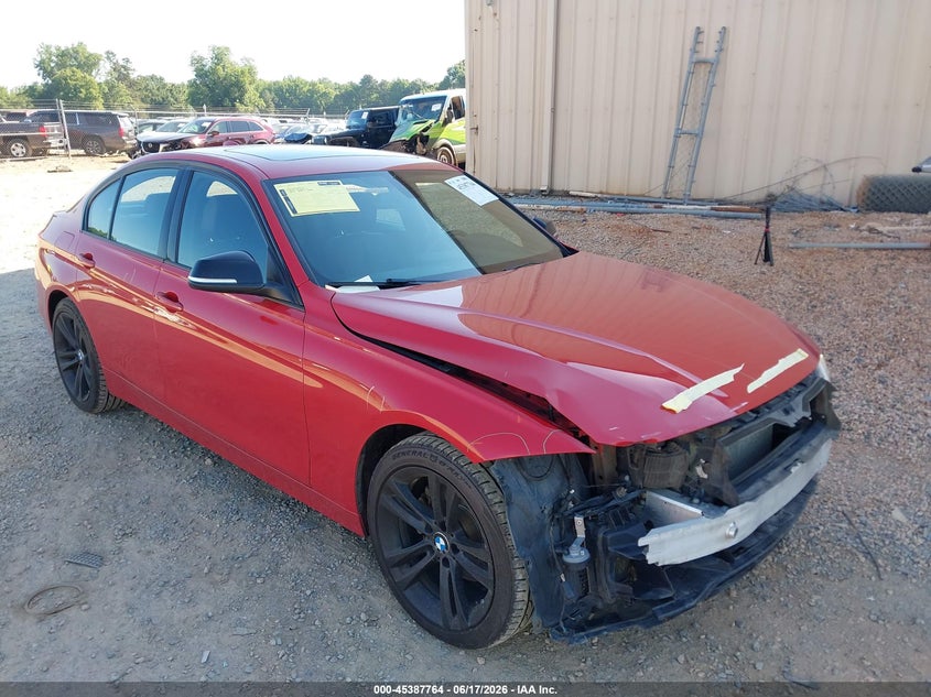 2015 BMW 3er VIN WBA3B5C50FP654490 IAAI salvage auction — FRONT END, Salvage (North Carolina), sold $1,750 on 2026-07-10 (photo 1)