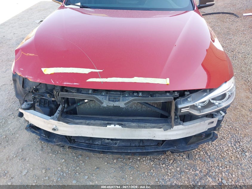 2015 BMW 3er VIN WBA3B5C50FP654490 IAAI salvage auction — FRONT END, Salvage (North Carolina), sold $1,750 on 2026-07-10 (photo 6)