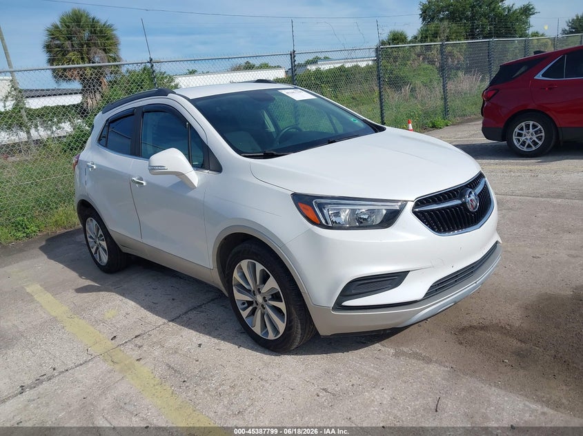 2017 Buick Encore VIN KL4CJASB5HB199877 IAAI salvage auction — NORMAL WEAR, Clear (Florida), sold $5,450 on 2026-07-15 (photo 1)