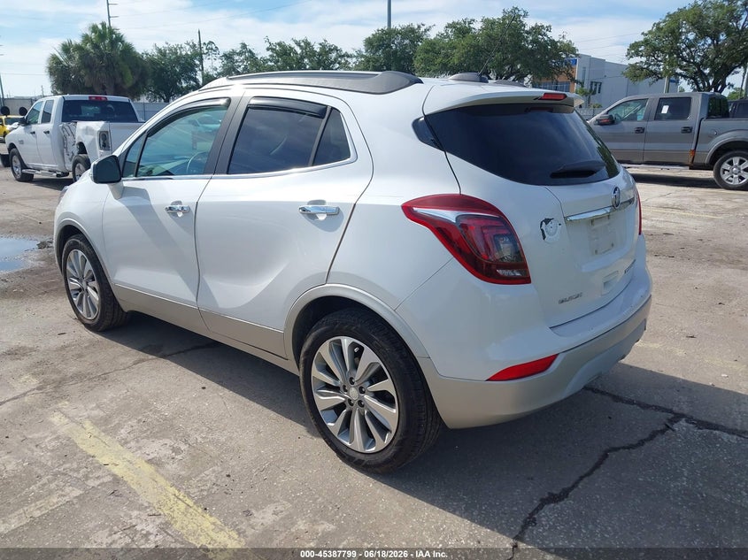 2017 Buick Encore VIN KL4CJASB5HB199877 IAAI salvage auction — NORMAL WEAR, Clear (Florida), sold $5,450 on 2026-07-15 (photo 3)