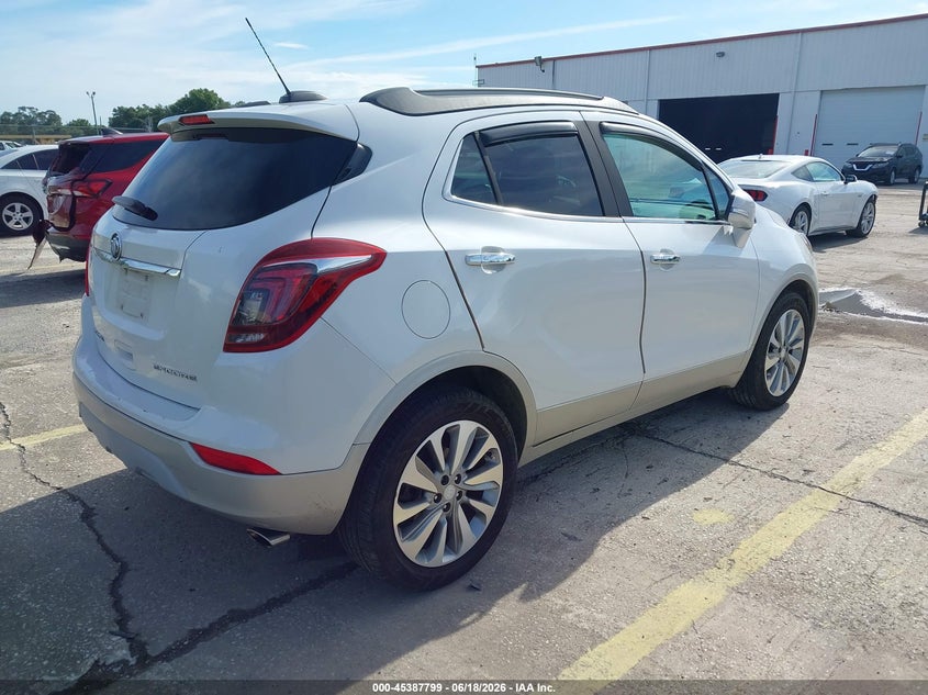 2017 Buick Encore VIN KL4CJASB5HB199877 IAAI salvage auction — NORMAL WEAR, Clear (Florida), sold $5,450 on 2026-07-15 (photo 4)