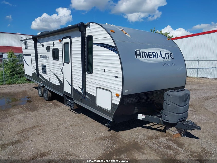 2017 Gulfstream Ameri-lite VIN 1NL1GTM25H1122821 IAAI salvage auction — ALL OVER, Clear (North Dakota), sold $75 on 2026-07-28 (photo 1)