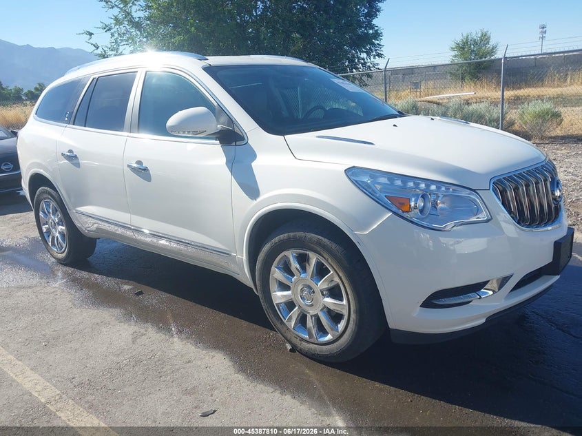 2014 Buick Enclave VIN 5GAKVBKD8EJ361744 IAAI salvage auction — SIDE, Salvage Title, sold $2,350 on 2026-08-02 (photo 1)