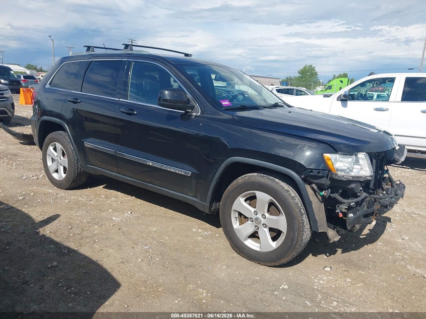 2012 Jeep Grand cherokee VIN 1C4RJFAG8CC245103 IAAI salvage auction — FRONT END, Clear (Wisconsin), sold $750 on 2026-07-09 (photo 1)