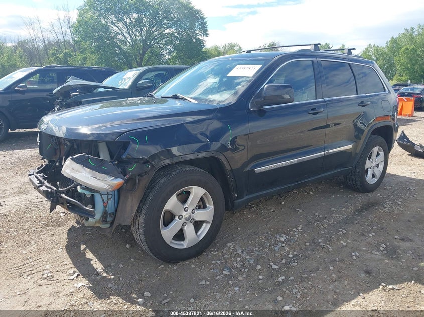 2012 Jeep Grand cherokee VIN 1C4RJFAG8CC245103 IAAI salvage auction — FRONT END, Clear (Wisconsin), sold $750 on 2026-07-09 (photo 2)