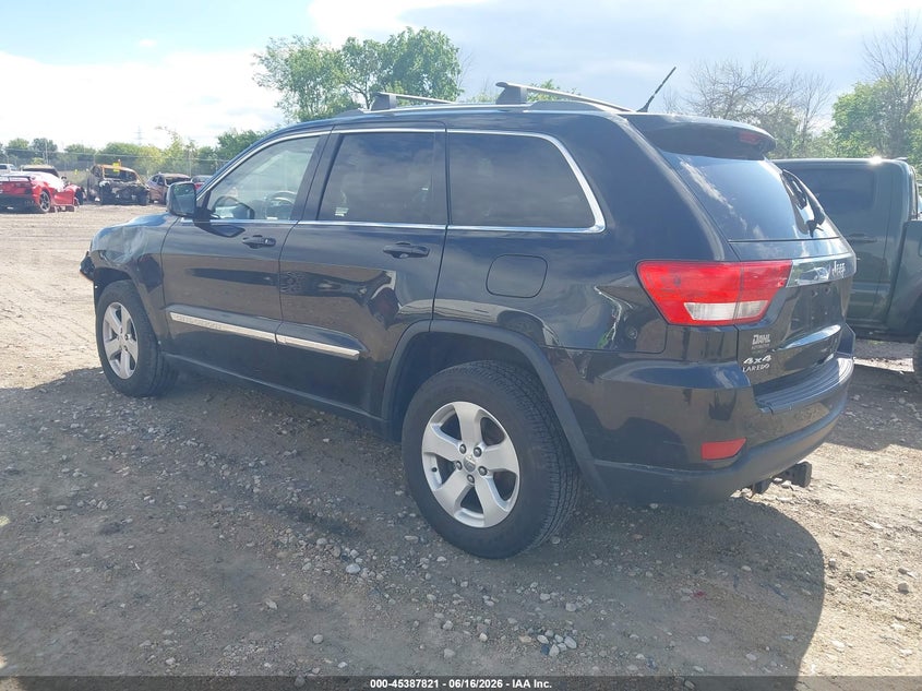 2012 Jeep Grand cherokee VIN 1C4RJFAG8CC245103 IAAI salvage auction — FRONT END, Clear (Wisconsin), sold $750 on 2026-07-09 (photo 3)