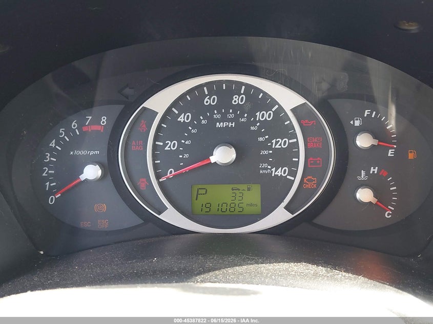 2006 Hyundai Tucson VIN KM8JN12D66U343968 IAAI salvage auction — NORMAL WEAR, Clear (Pennsylvania), sold $425 on 2026-07-07 (photo 7)
