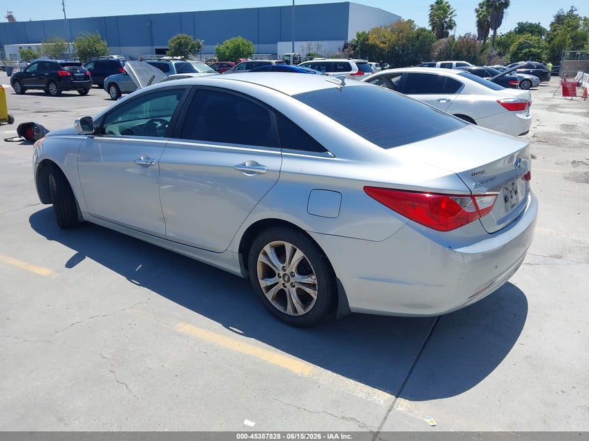 2013 Hyundai Sonata VIN 5NPEC4ACXDH552093 IAAI salvage auction — NORMAL WEAR, App For Dup Clear (California), sold $375 on 2026-07-13 (photo 3)