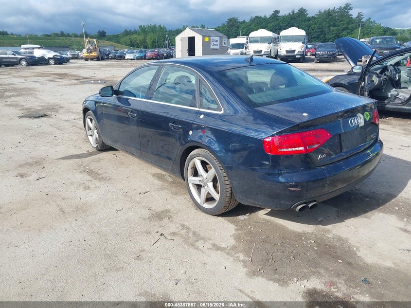 2011 Audi A4 VIN WAUFFAFL6BN035998 IAAI salvage auction — NORMAL WEAR, Clear (Massachusetts), sold $375 on 2026-07-08 (photo 3)