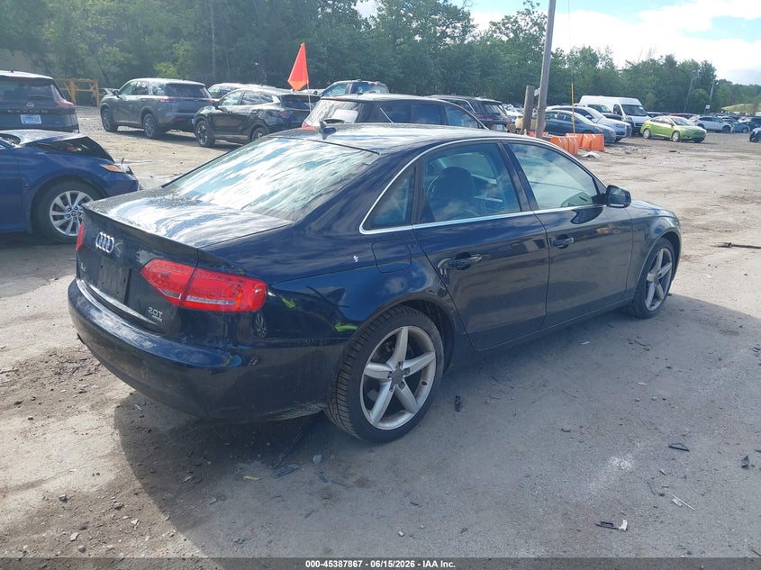 2011 Audi A4 VIN WAUFFAFL6BN035998 IAAI salvage auction — NORMAL WEAR, Clear (Massachusetts), sold $375 on 2026-07-08 (photo 4)