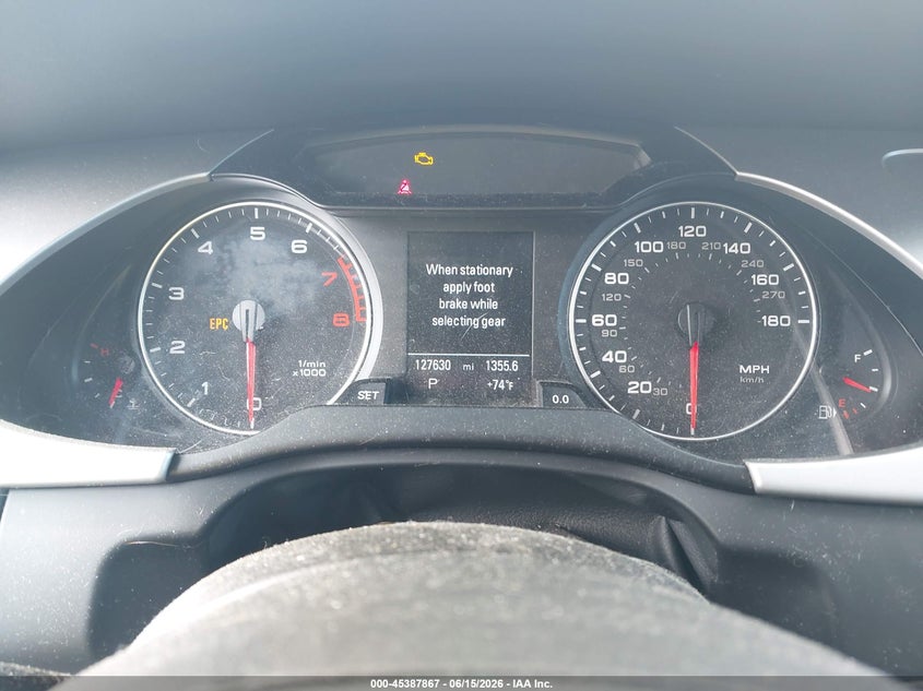 2011 Audi A4 VIN WAUFFAFL6BN035998 IAAI salvage auction — NORMAL WEAR, Clear (Massachusetts), sold $375 on 2026-07-08 (photo 7)