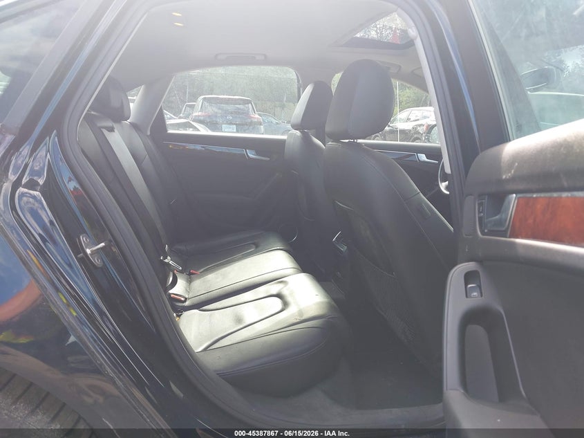 2011 Audi A4 VIN WAUFFAFL6BN035998 IAAI salvage auction — NORMAL WEAR, Clear (Massachusetts), sold $375 on 2026-07-08 (photo 8)