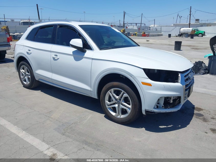 2019 Audi Q5 VIN WA1ANAFY3K2049378 IAAI salvage auction — FRONT END, Salvage (California), sold $5,700 on 2026-07-22 (photo 1)