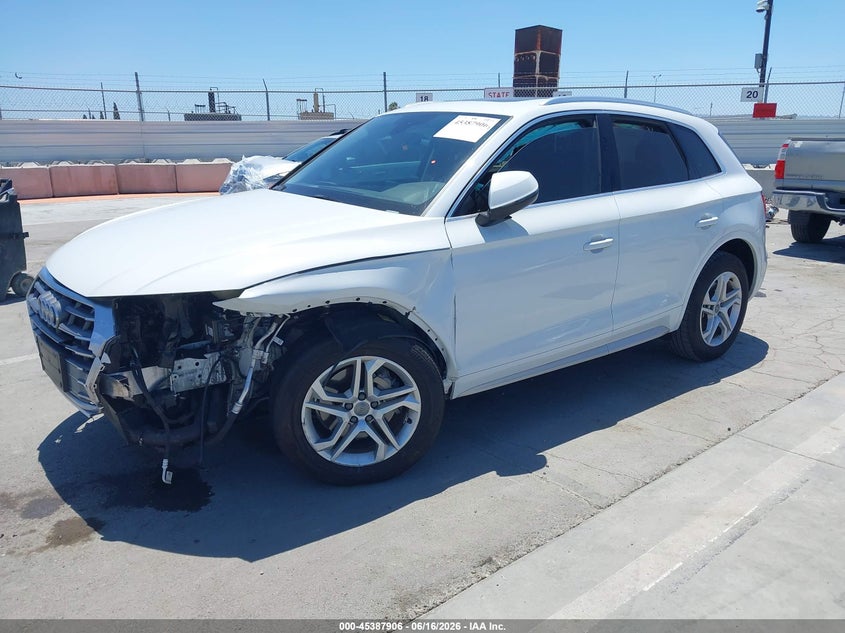 2019 Audi Q5 VIN WA1ANAFY3K2049378 IAAI salvage auction — FRONT END, Salvage (California), sold $5,700 on 2026-07-22 (photo 2)
