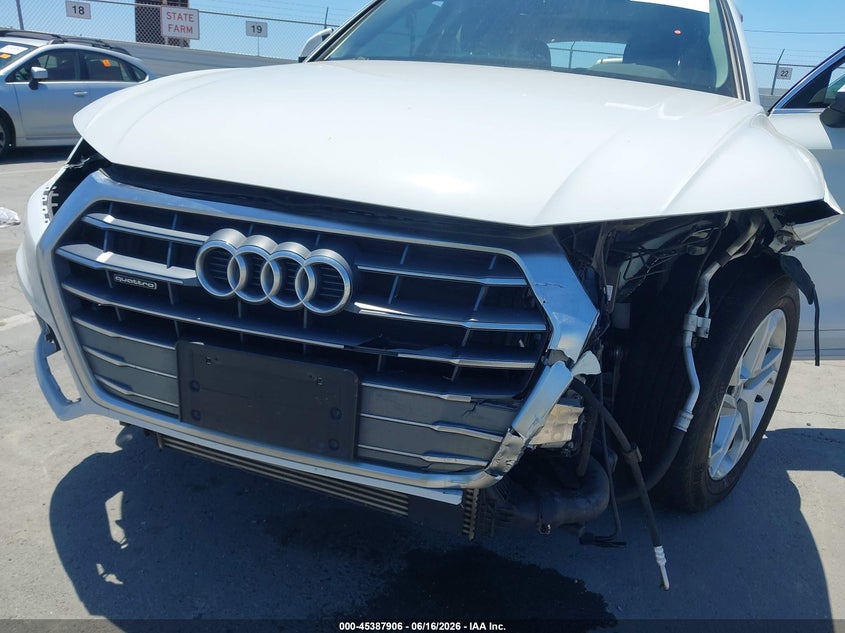2019 Audi Q5 VIN WA1ANAFY3K2049378 IAAI salvage auction — FRONT END, Salvage (California), sold $5,700 on 2026-07-22 (photo 6)