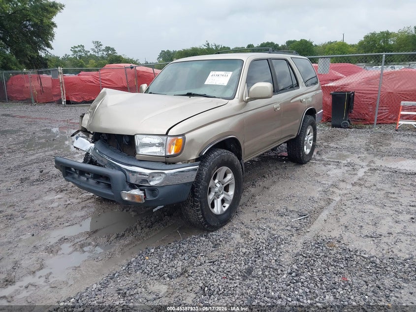 2002 Toyota 4runner VIN JT3HN86R929078093 IAAI salvage auction — RIGHT FRONT, Rebuildable (Florida), sold $2,650 on 2026-07-23 (photo 2)