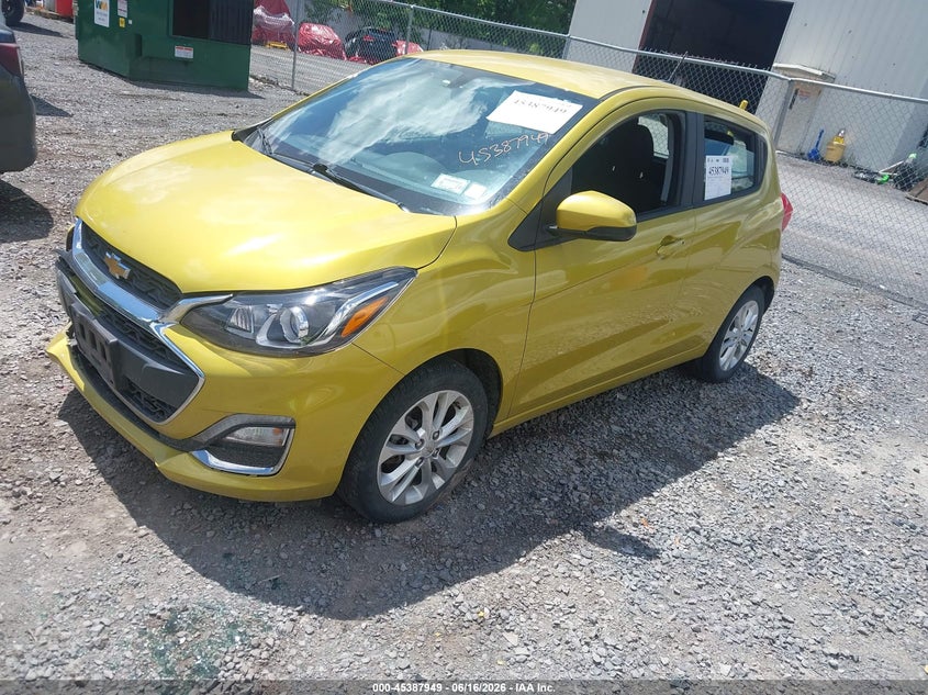 2022 Chevrolet Spark VIN KL8CC6SA2NC016955 IAAI salvage auction — RIGHT FRONT, Mv-907A (New York), sold $2,200 on 2026-07-14 (photo 2)
