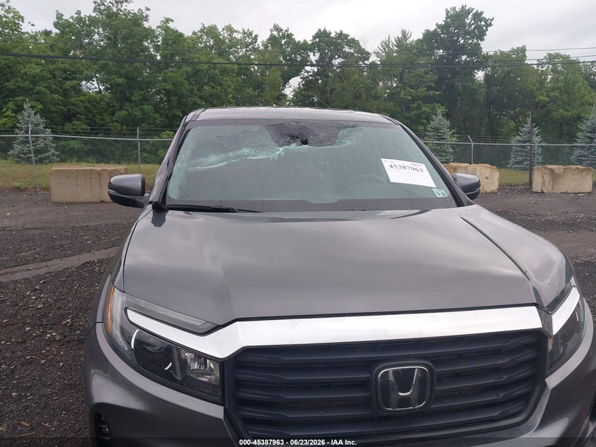 2023 Honda Ridgeline VIN 5FPYK3F50PB050658 IAAI salvage auction — FRONT END, Salvage (New Jersey), sold $16,525 on 2026-08-20 (photo 6)