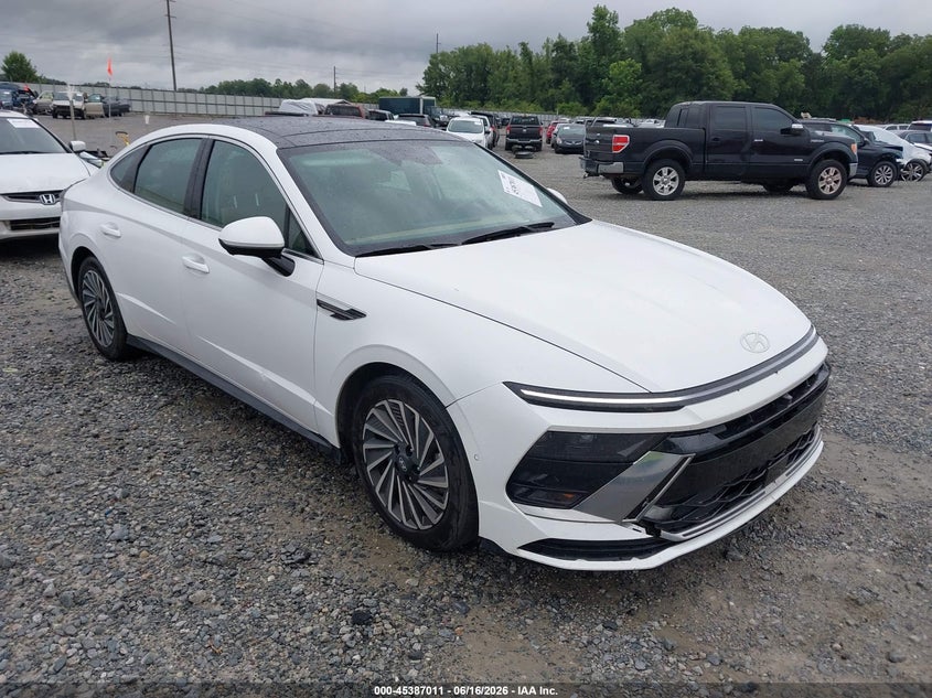 2024 Hyundai Sonata hybrid VIN KMHL54JJ4RA093105 IAAI salvage auction — NORMAL WEAR, Repossession Paperwork (Georgia), sold $21,650 on 2026-07-06 (photo 6)