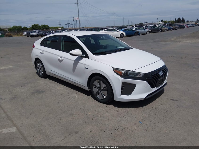 2019 Hyundai Ioniq hybrid VIN KMHC65LC3KU107663 IAAI salvage auction — NORMAL WEAR, SF97 (California), sold $75 on 2026-07-30 (photo 1)