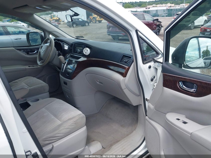 2012 Nissan Quest VIN JN8AE2KP2C9039446 IAAI salvage auction — LEFT SIDE, Salvage (Pennsylvania), sold $25 on 2026-07-10 (photo 5)