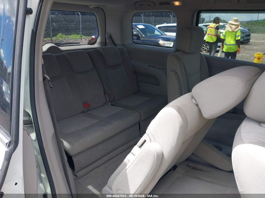 2012 Nissan Quest VIN JN8AE2KP2C9039446 IAAI salvage auction — LEFT SIDE, Salvage (Pennsylvania), sold $25 on 2026-07-10 (photo 8)