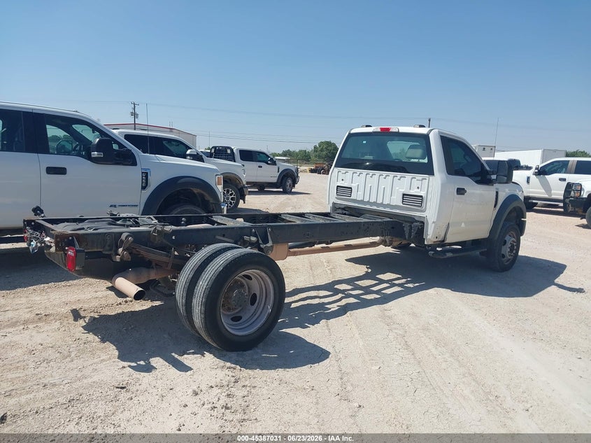 2021 Ford F550 VIN 1FDUF5GN2MDA00432 IAAI salvage auction — ENGINE DAMAGE, Enterprise Vehicles Clear Only (Oklahoma), sold $4,950 on 2026-07-07 (photo 4)